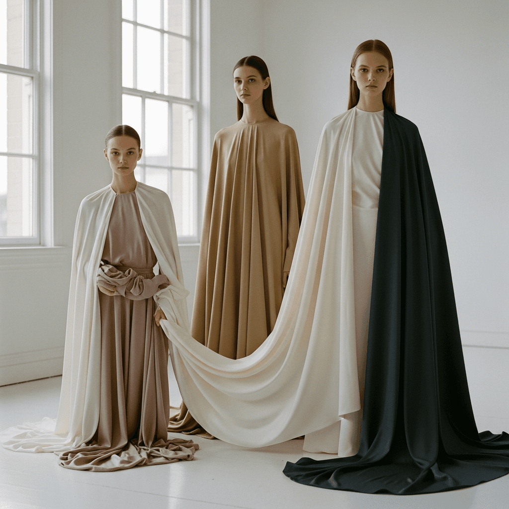 Celia Kritharioti Fall 2026 Couture: Архитектура драпировок